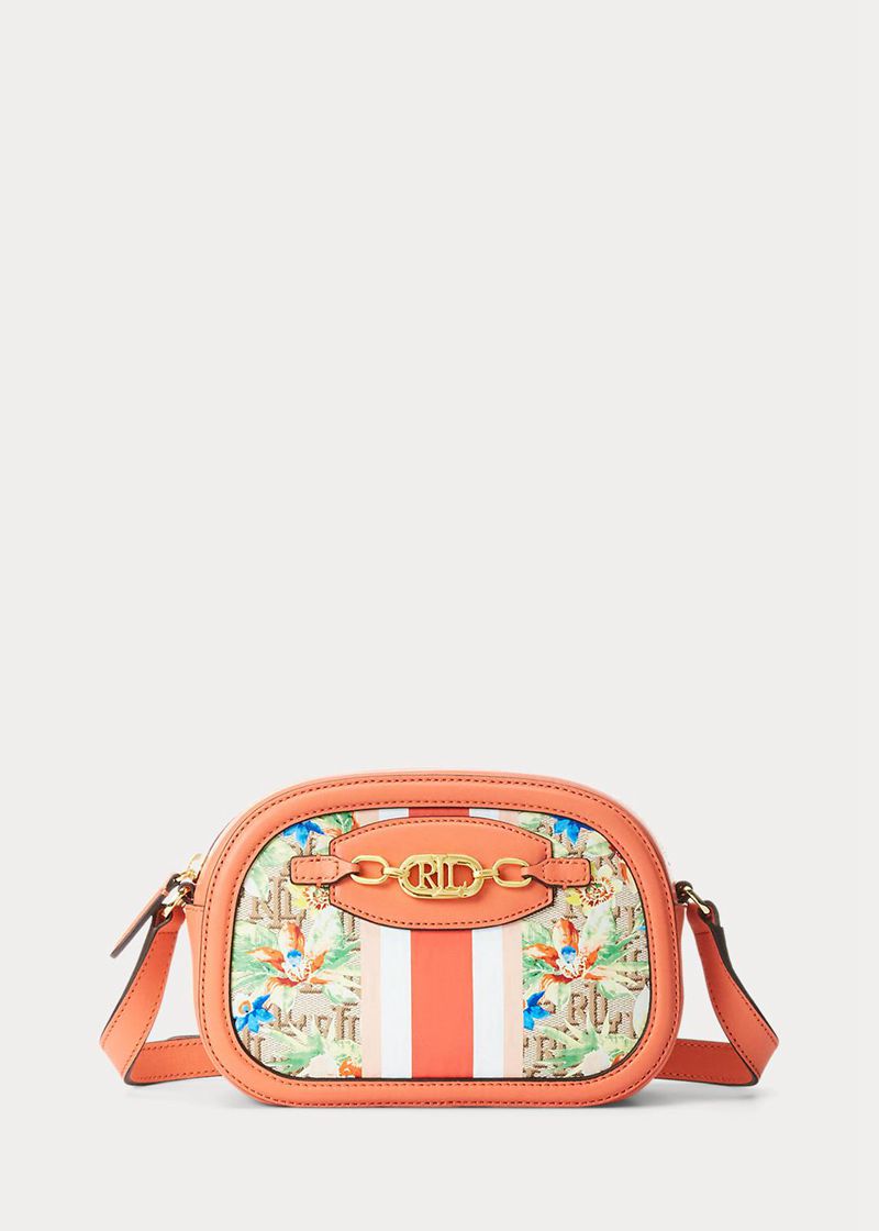 Bolso Lauren Mujer Monogram Medium Jordynn Crossbody Chile Naranjas RAFYU-9587